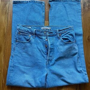 RIBCAGE CROPPED BOOTCUT WOMEN'S JEANS